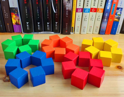 正方形奥数小学木制3厘米教具