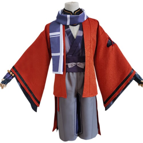 原神cos服万叶的挚友cosplay游戏服装枫原万叶全套服装
