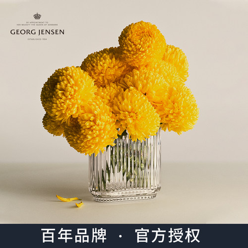 GeorgJensen乔治杰生花瓶玻璃