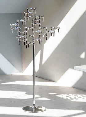 现货|丹麦Stoff落地支架分子烛台底座底托家用装饰进口轻奢摆件