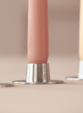 Ester Erik烛台烛盘蜡烛底座金属底盘家用亮光金轻奢不锈钢装饰