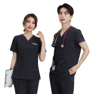 多恩口腔医生工作服洗手衣女刷手服牙科护士服分体套装医美工作服