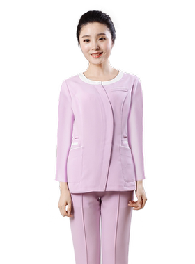 秋季高端美容师工装风月子制服