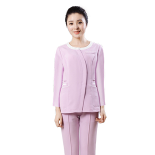护士制服分体套装女款美容院美容师工作服高端女月子会所月嫂衣服