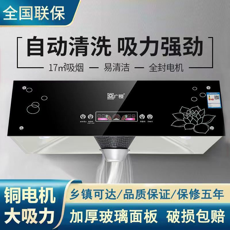 厨房排风扇小型排气扇家用油烟机出租房用公寓简易侧吸抽风换气扇