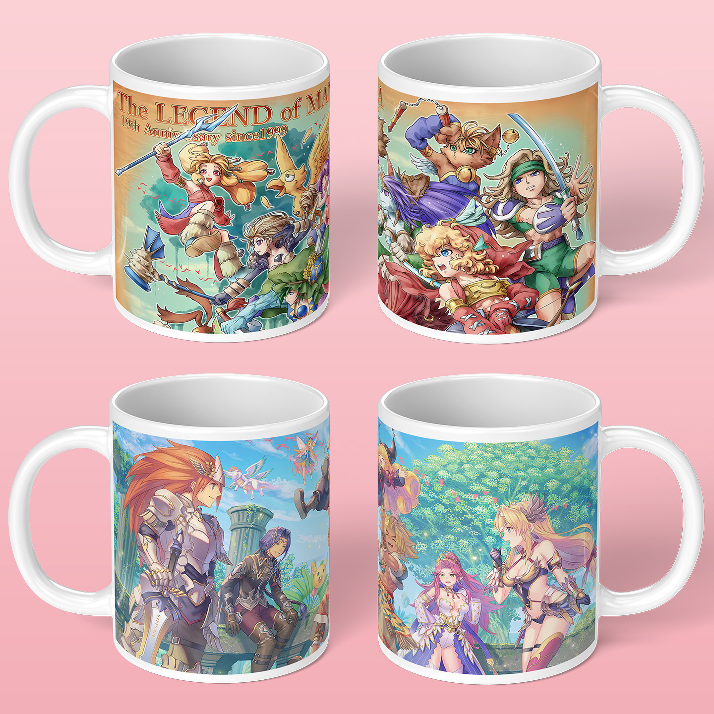 圣剑传说周边马克杯二次元水杯陶瓷杯子Seiken Densetsu 3 MUG