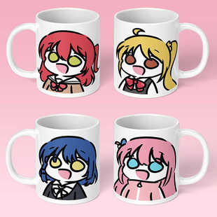 孤独摇滚周边水杯后藤一里动漫马克杯陶瓷杯咖啡杯二次元杯子礼物