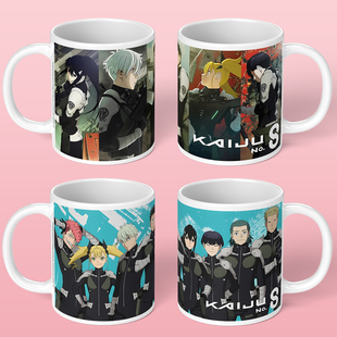 怪兽8号周边马克杯二次元水杯日比野卡夫卡鸣海弦陶瓷杯子