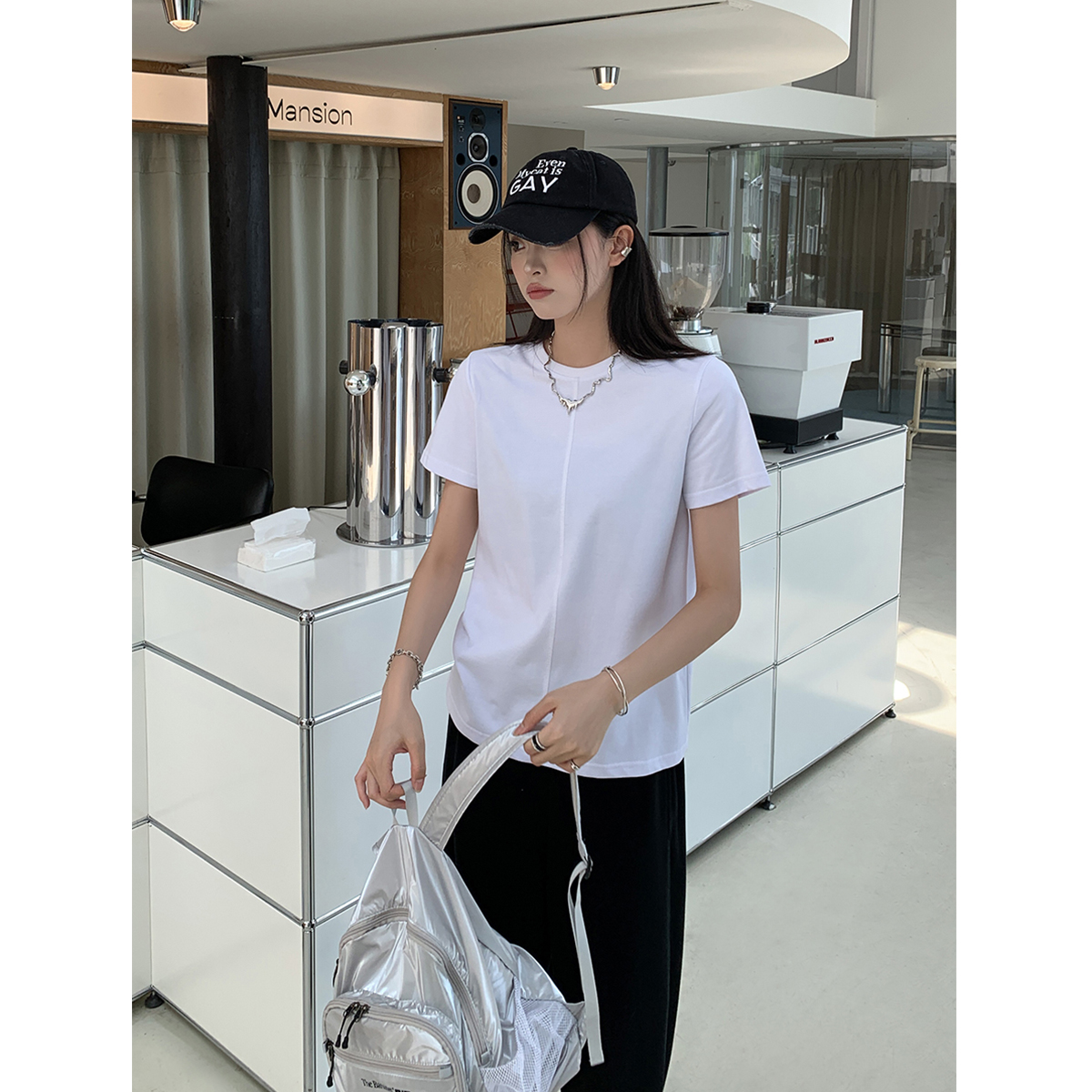 穿不腻的基础纯色短袖T恤