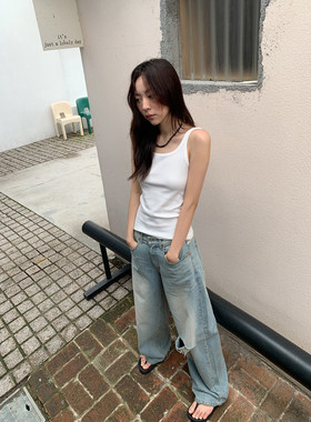 四喜家U领显瘦遮副乳吊带背心