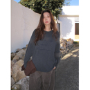 T恤女秋冬宽松内搭打底衫 刺绣长袖 上衣 松弛Brunch SIXI四喜家