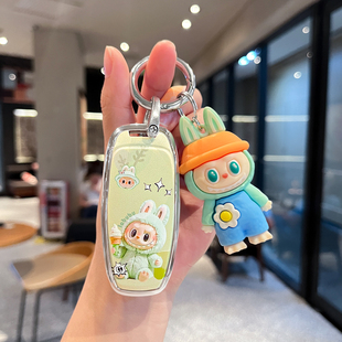 适用奥迪a6l钥匙套a4l专用a3/a7l/a8l壳q8/q7/q6女q4etron汽车扣