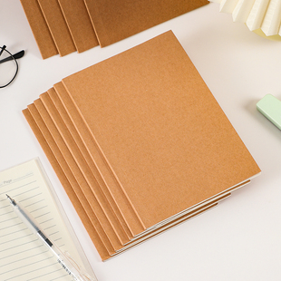 笔记本本子学习用品高中生专用记事本2024年新款横线本加厚牛皮本