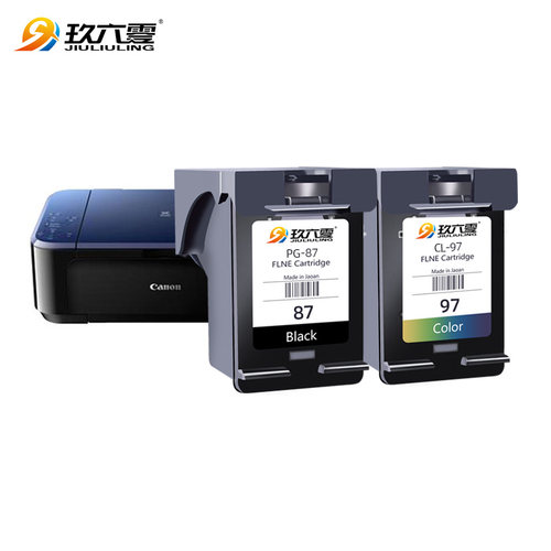 适用佳能E568墨盒PG87 CL97黑彩打印一体机连供墨水可加墨玖六零