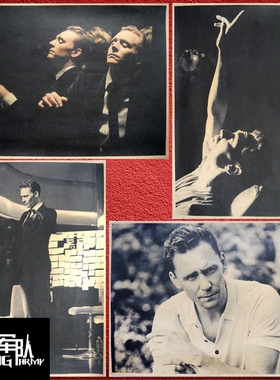 Tom Hiddleston 抖森 汤姆·希德勒斯顿 人物牛皮纸海报装饰画