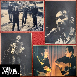 野孩子 张玮玮郭龙张佺 西北民谣乐队海报牛皮纸酒吧装饰画相框