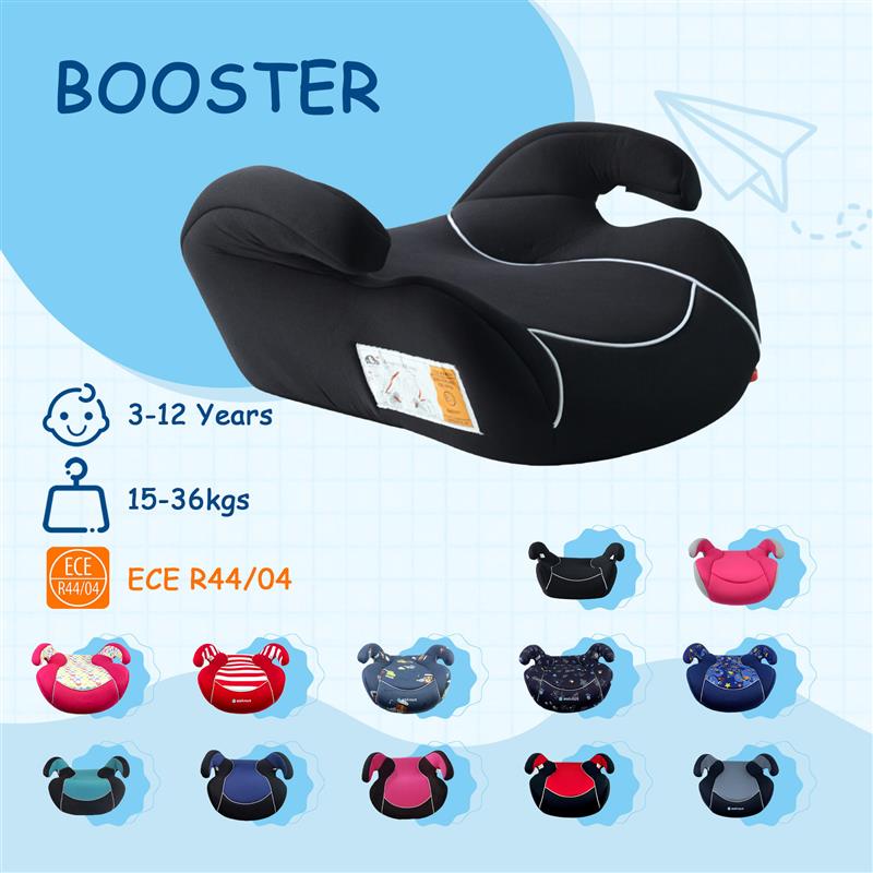 新款3~12岁可携式坐垫儿童汽车安全座椅餐椅增高垫ECER44+CCC双认