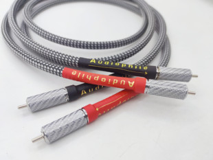 古河FA-220 单晶铜信号线 发烧音频信号线 rca双莲花线 镀佬插头