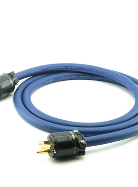 FP3TS20 蓝丝带OCC单结晶铜 hifi发烧电源线 成品