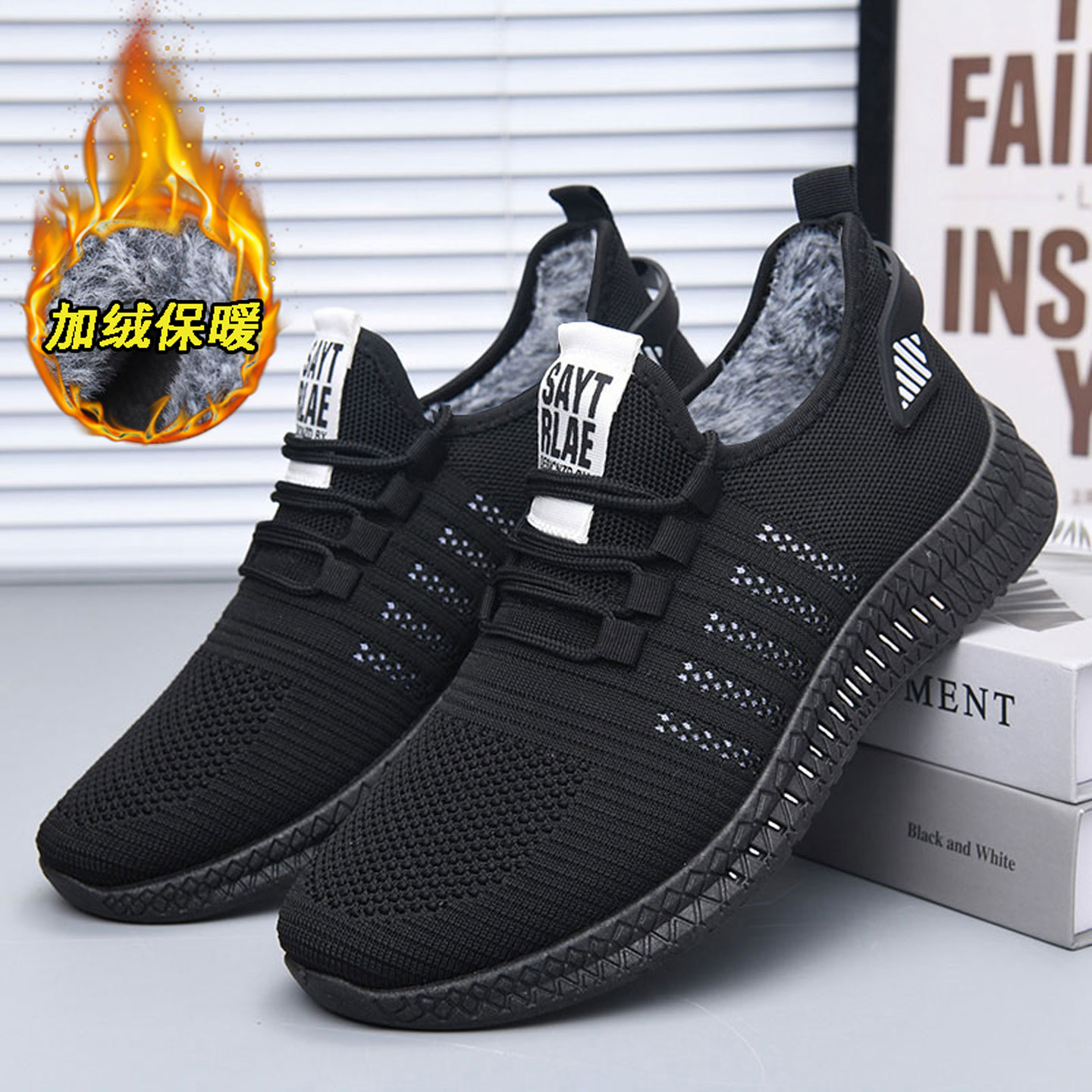 2025冬季新款老北京布鞋男士棉鞋加绒加厚中老年爸爸鞋保暖休闲鞋