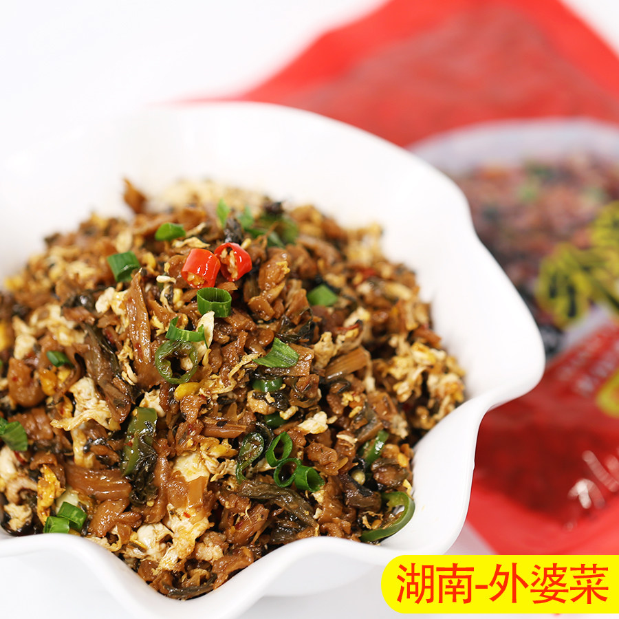 湘西农家外婆菜干菜饭店袋装湖南整箱香辣下饭菜散装半成品菜湘菜