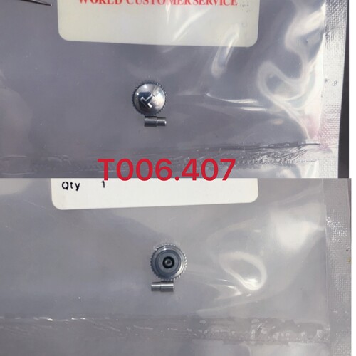 手表配件 1853TS把头力洛克T41/T006男女表冠 把的 带把管