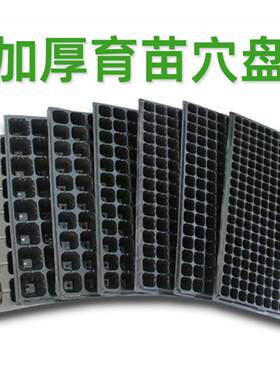 乐众青山【加厚育苗穴盘】扦插育苗盒箱菜营养钵秧苗配套托盘