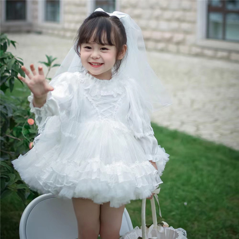 洛丽塔婚纱礼服蓬蓬裙加绒公主裙