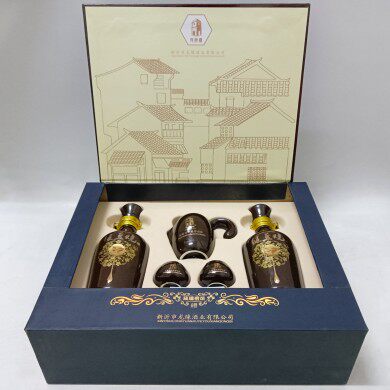 新沂绿豆烧酒 窑湾特产 界牌楼 白酒 藏龍禮頌36度500ml2瓶礼盒