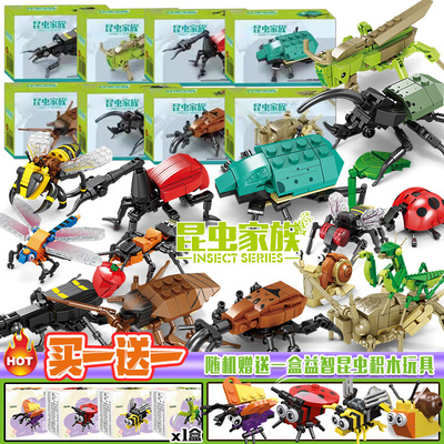 昆虫世界海洋生物动物系列玩具