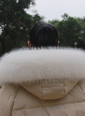 毛领单买卖仿真狐狸毛派克服毛条