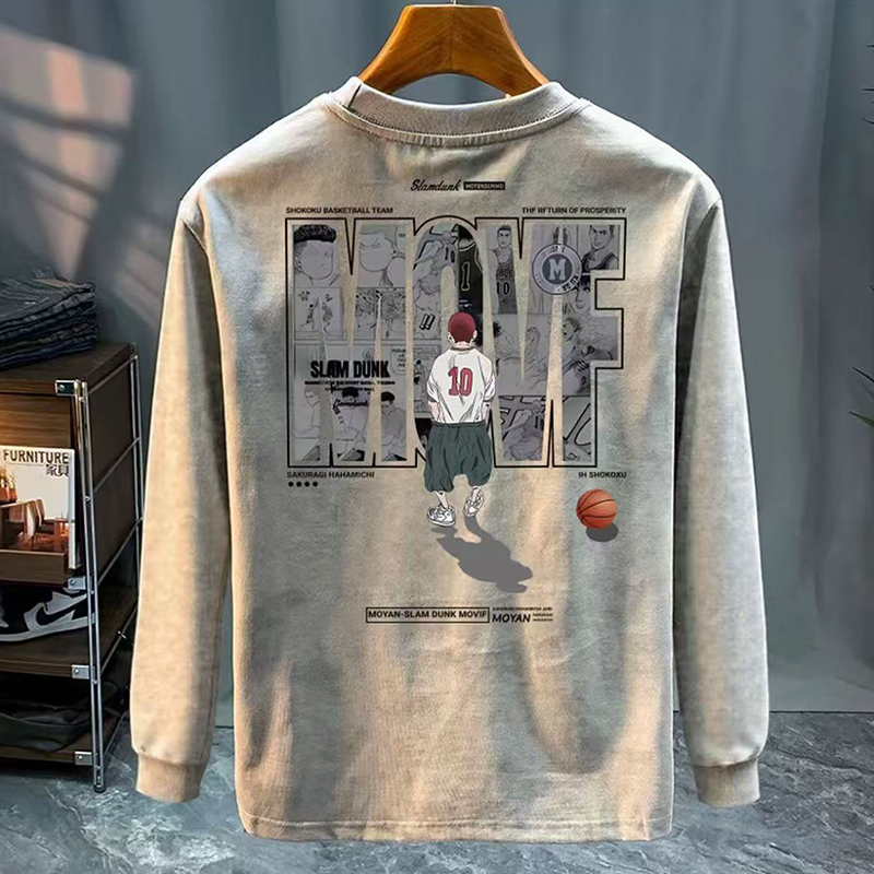 奥特莱斯~专柜外贸尾货捡漏打底衫外穿上衣圆领春秋长袖t恤男