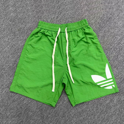 夏季新款户外速干运动短裤男女潮牌街头宽松百搭多巴胺沙滩五分裤