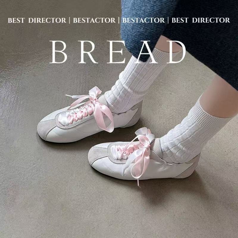 真皮日系2026里外全皮绑带平底休闲单鞋舒适百搭德训鞋芭蕾舞潮鞋,女鞋,棉鞋,淘宝优惠券,粉丝福利购,淘宝优惠卷