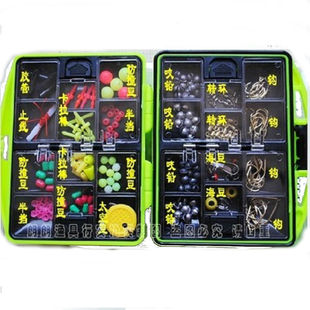 矶钓配件渔具盒组合套装鱼钩盒棉线挡珠卡拉台钓钓鱼渔具钓鱼用品