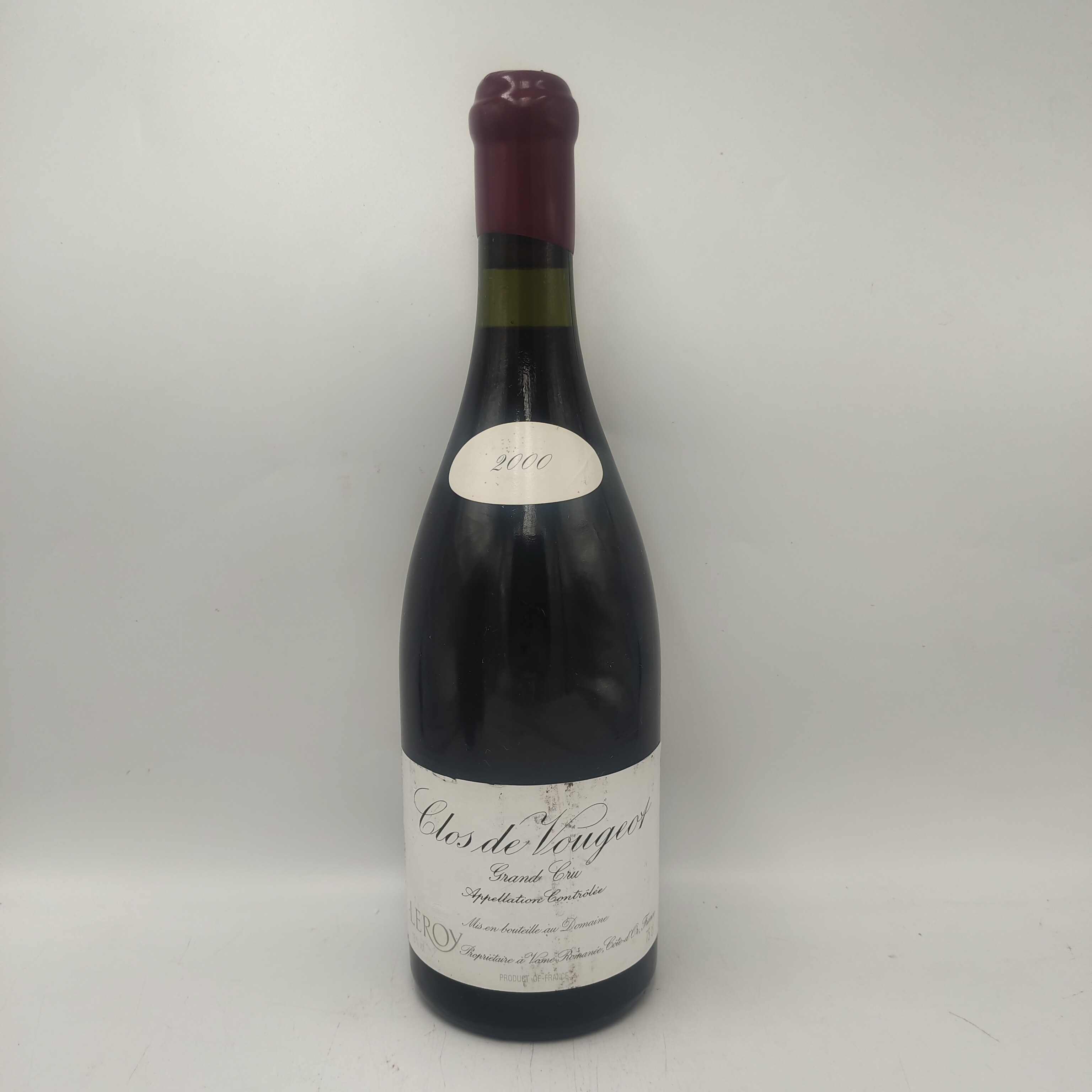 Domaine Leroy 2000年勒桦酒庄伏旧特级园红酒