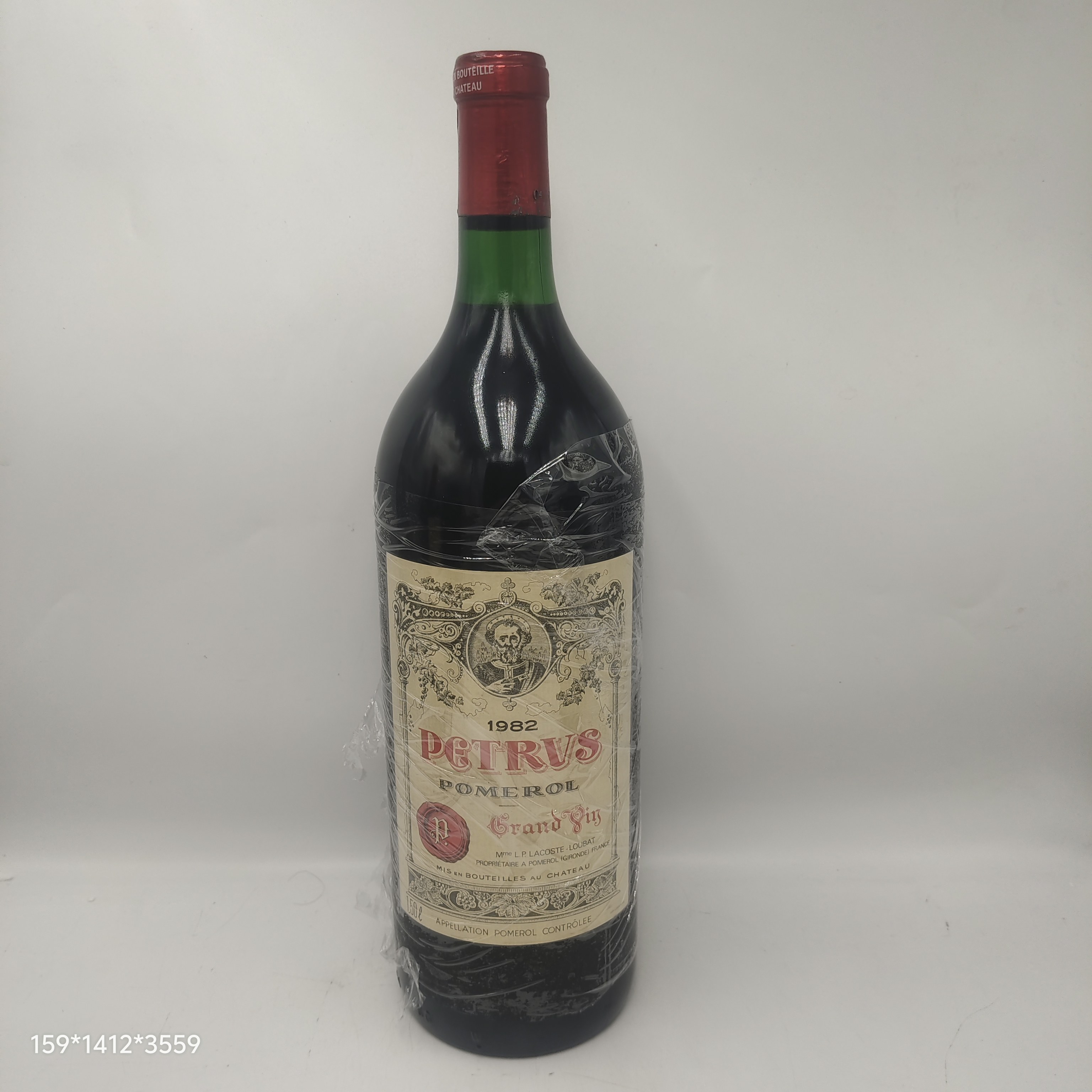 1982年帕图斯（柏翠）红酒1.5L装Petrus帕图斯酒庄干红葡萄酒梅洛
