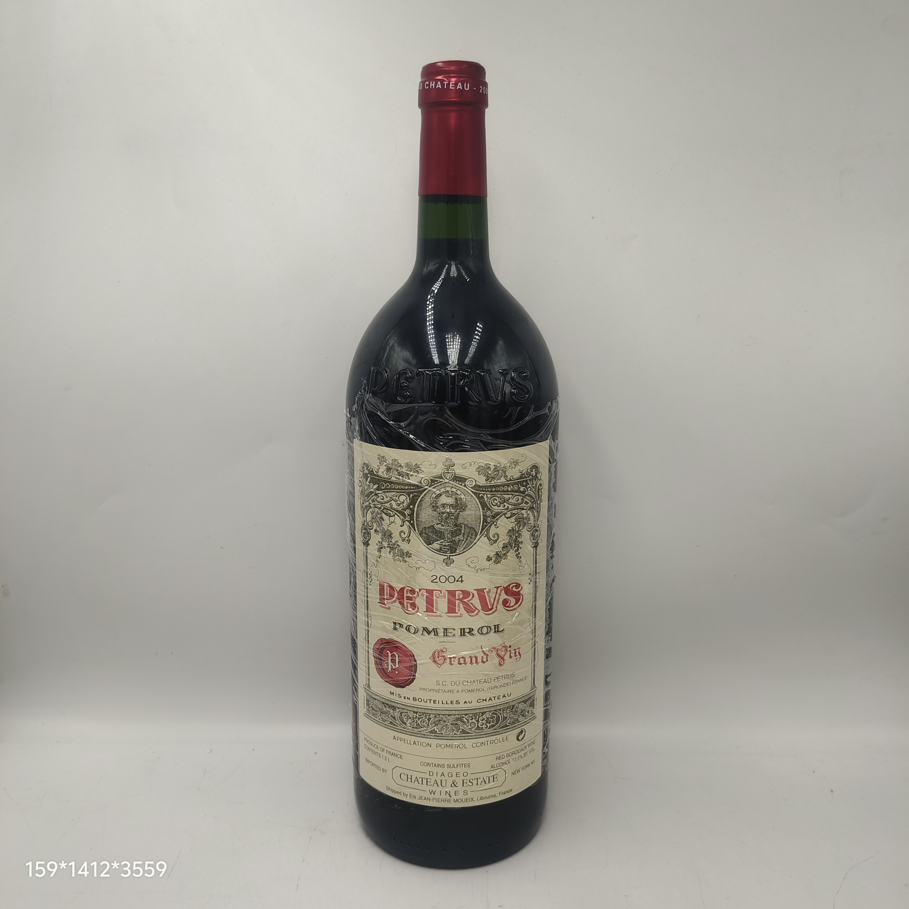 2004年帕图斯（柏翠）红酒1.5L装Petrus帕图斯酒庄干红葡萄酒梅洛