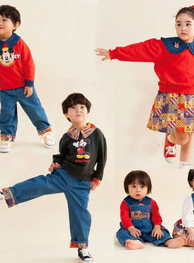 原D！fut@纯棉 毛圈卫衣 男女童装卡通可爱