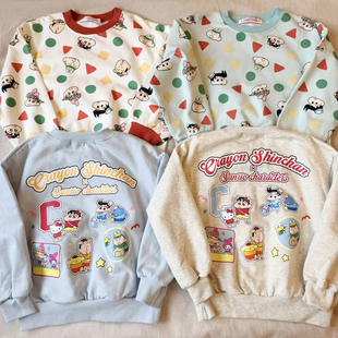 可爱卡通男女日单童装 儿童卫衣 纯棉加绒 原D