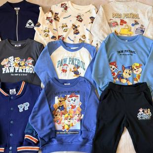 男女童装 原D 运动装 卡通狗狗毛圈卫衣 超柔软