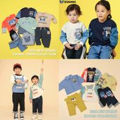 z@@mic春款 子外套 男童长袖 裤 熊 卫衣 原D