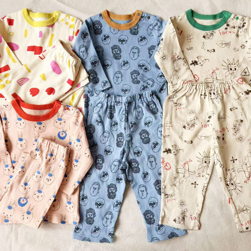 纯棉套装居家服套装秃子