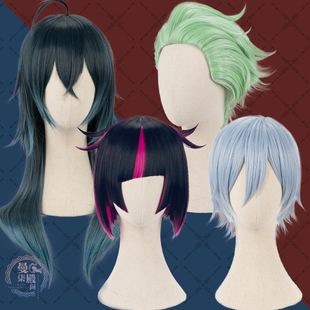 Silver Lilia Sebek睡美人cos假发cospy Malleus 扭曲仙境同款