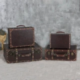 Ретро портативный чемодан, антикварная портативная коробка