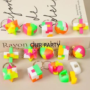 20Pcs Mini Plastic Assembling Ball Puzzle Educational Toy fo