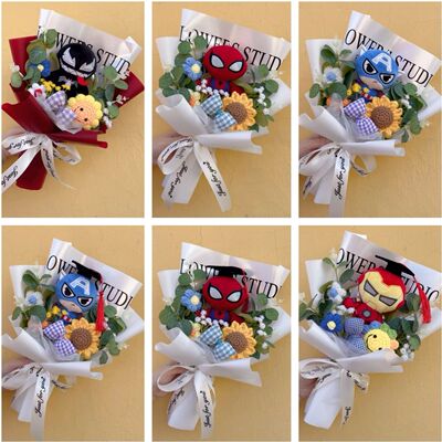 Amine Super Hero Spider-Man Stuffed Plush Dolls Creative Han