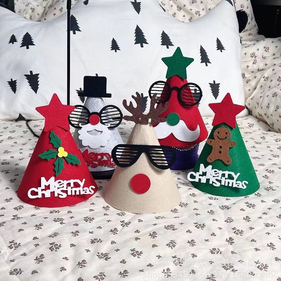 Christmas Hat Christmas Party Photo Props Kindergarten Child
