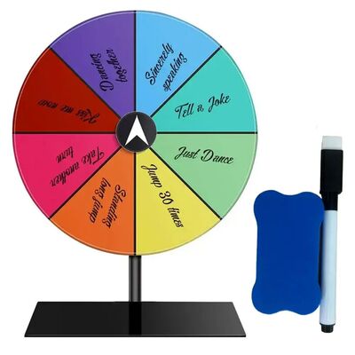 Tabletop Prize Turntable Set with Erasable Pen Eraser Roulet