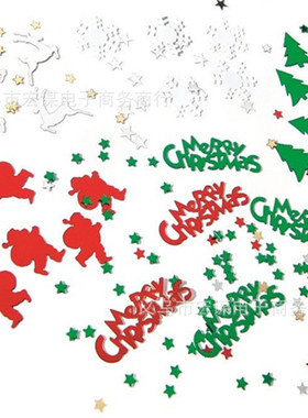 Merry Christmas Sequ Snowflake Christmas Table Confetti Chri